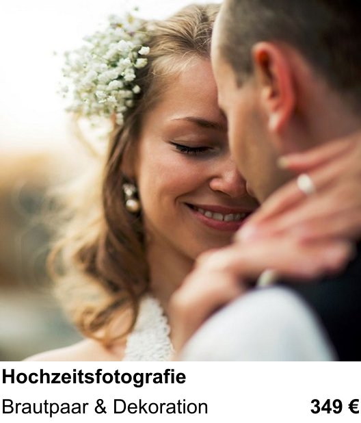 Fotografie lernen in Wolfsburg: Hochzeitsfotografie – Brautpaar & Dekoration