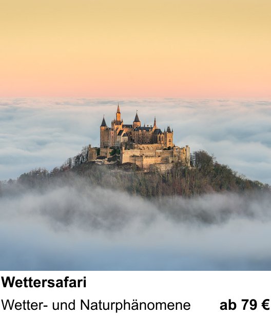 Erlebnisreicher Fotoworkshop – Wettersafari und Wetter- und Naturphänomene
