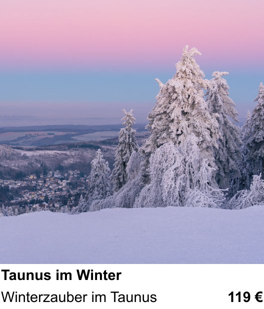 Erlebnisreicher Fotoworkshop – Taunus im Winter und Winterzauber im Taunus